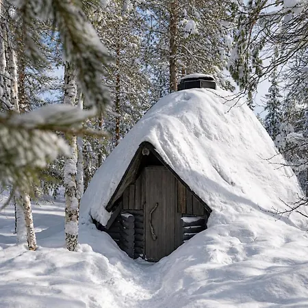 Log Otsonpesae With Lappish Hut